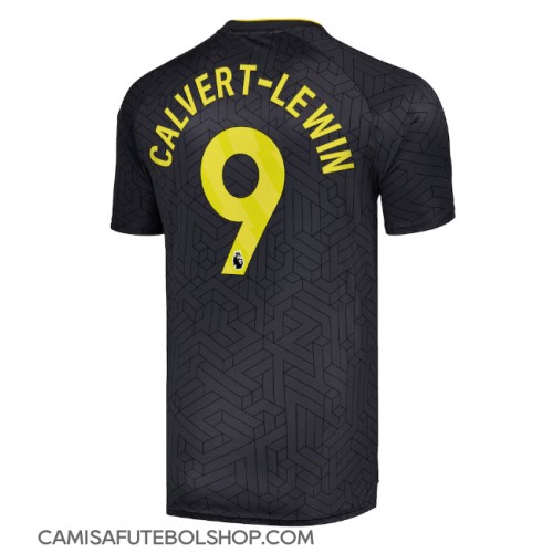 Camisa de time de futebol Everton Dominic Calvert-Lewin #9 Replicas 2º Equipamento 2024-25 Manga Curta